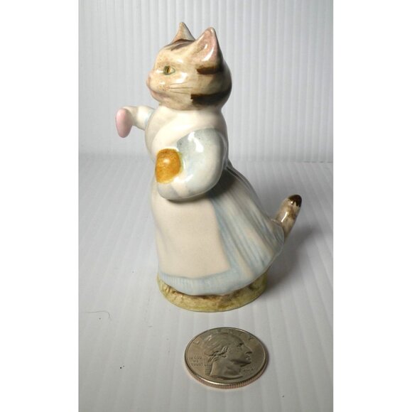 Beswick England Beatrix Potter Vintage "Tabitha Twitchit" 1961 Ceramic Figurine - Picture 2 of 6